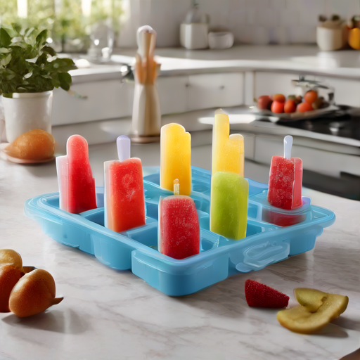 Afbeelding van Gezonde Snackideeën in Herbruikbare IJsvormpjes