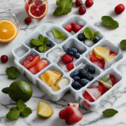 Afbeelding van Perfecte ijsblokjes maken met herbruikbare ijsvormpjes