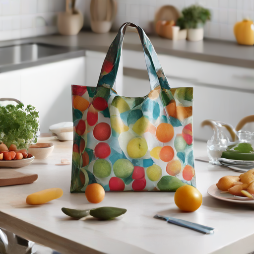 Afbeelding van Koop duurzame opvouwbare boodschappentassen hier