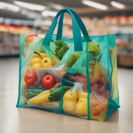 Afbeelding van Creatieve ideeën voor plastic opvouwbare boodschappentassen