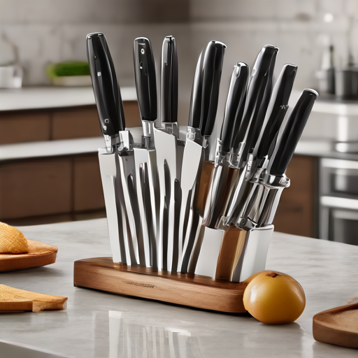 Afbeelding van Voordelen van een multifunctionele messenhouder in de keuken