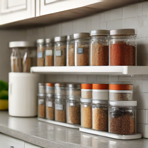 Afbeelding van Organiseer je plastic kruidenhouders effectief in de keuken