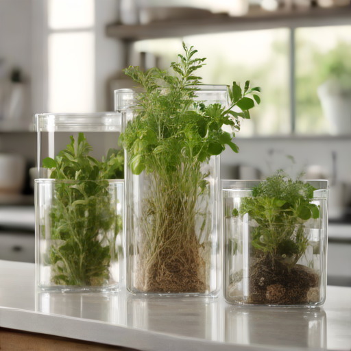 Afbeelding van Verminder de geur van kruiden in plastic houders eenvoudig