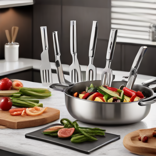 Afbeelding van Multifunctionele kooktangen: De must-have voor thuiskoks