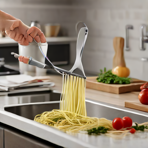 Afbeelding van Herbruikbare Spaghettitang: Duurzaam en Praktisch voor Koks