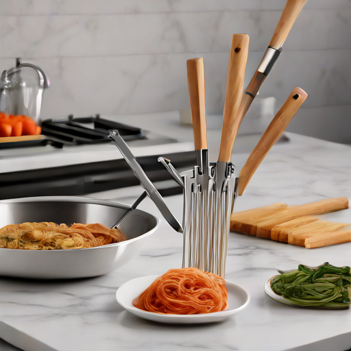 Afbeelding van Herbruikbare Spaghettitangen: Materialen Overzicht