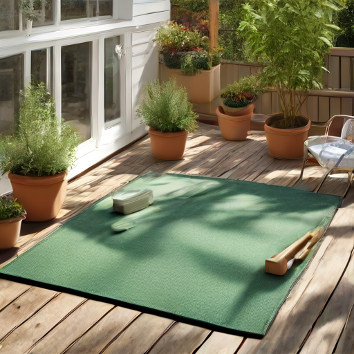 Afbeelding van Plastic droogmatten: ook geschikt voor buitengebruik?