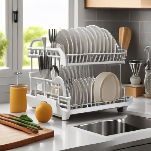 Afbeelding van Efficiënt gebruik van plastic afdruiprekjes in kleine keukens