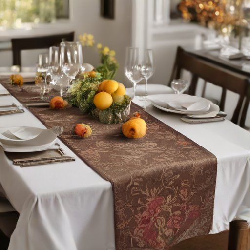 Afbeelding van Populaire kleuren en patronen voor herbruikbare tafellopers