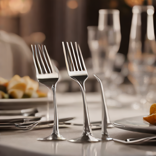 Afbeelding van Slimme voedselpresentatie met plastic vorken