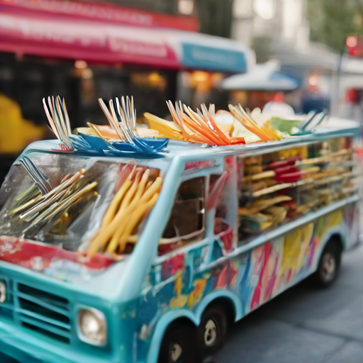 Afbeelding van De onmisbare rol van plastic vorken in voedseltrucks