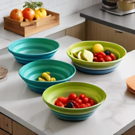 Afbeelding van Herbruikbare opvouwbare schalen in de magnetron: veiligheid tips