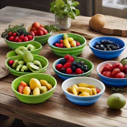 Afbeelding van Herbruikbare opvouwbare schalen vs. wegwerpschalen