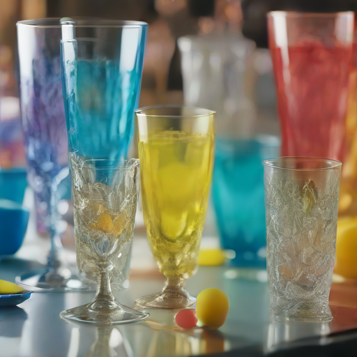 Afbeelding van Populaire ontwerpen van plastic drinkglazen voor feesten