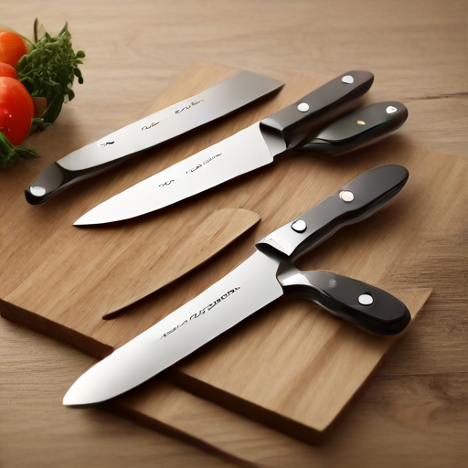 Afbeelding van Multifunctionele snijmesjes: veelzijdig koken in stijl