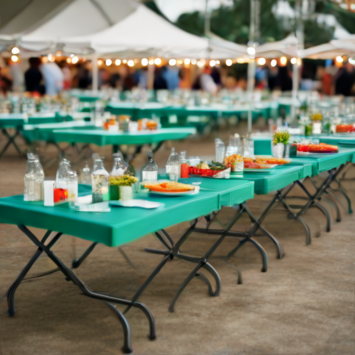 Afbeelding van Kies de beste plastic vouwplanken voor evenementen