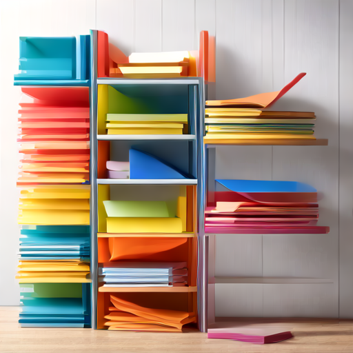 Afbeelding van Bewaar je plastic vouwplanken efficiënt en praktisch