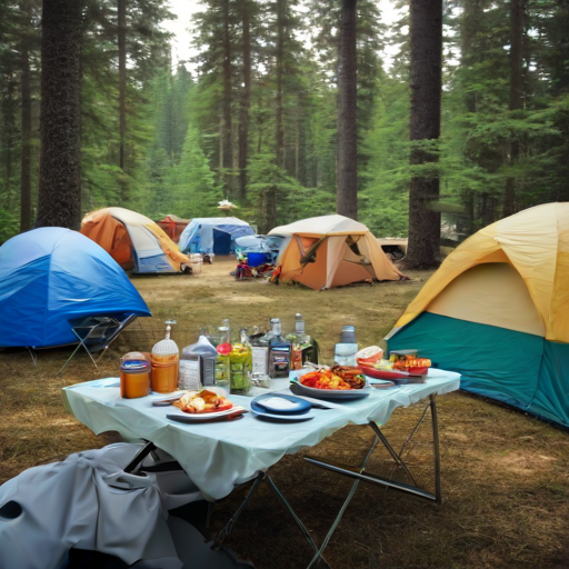 Afbeelding van Gebruik plastic vouwplanken voor de perfecte campingtrip