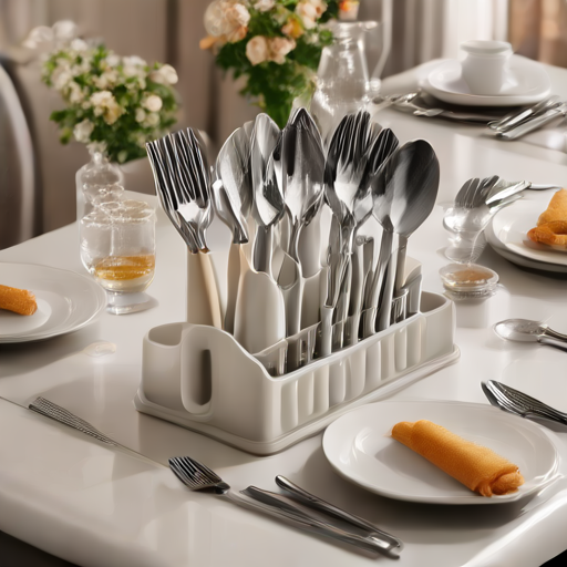 Afbeelding van Plastic bestekhouders voor feesten en evenementen