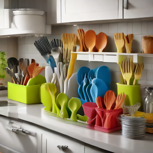 Afbeelding van Efficiënte maaltijdplanning met plastic bestekhouders