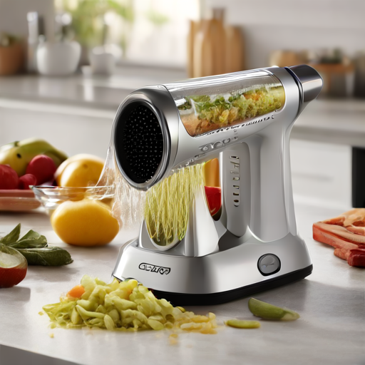 Afbeelding van Multifunctionele fruitraspen voor snelle salades maken