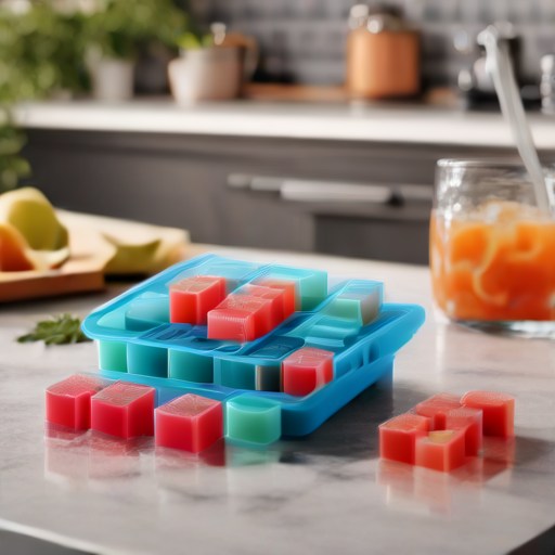 Afbeelding van Wanneer siliconen ijsvormpjes uit de vriezer halen?