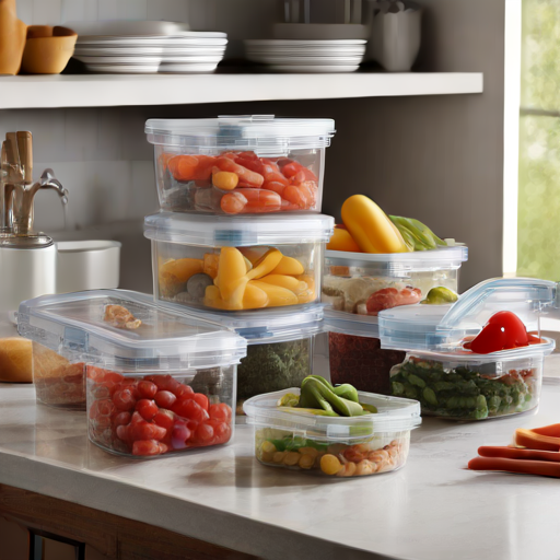 Afbeelding van Efficiënt restjes bewaren met plastic bakjes met deksel