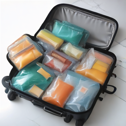 Afbeelding van Plastic opbergzakjes: Perfect voor onderweg en praktisch