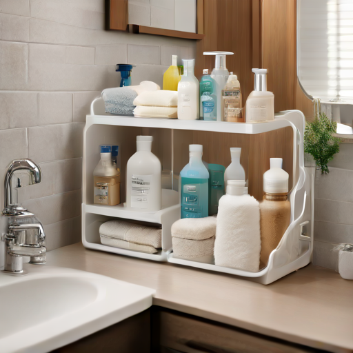 Afbeelding van Goedkoopste plastic badkamer organizers voor kleine badkamers