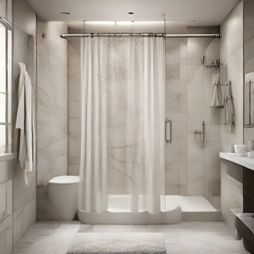 Afbeelding van Luxe douchehoesjes voor een stijlvolle badkamer