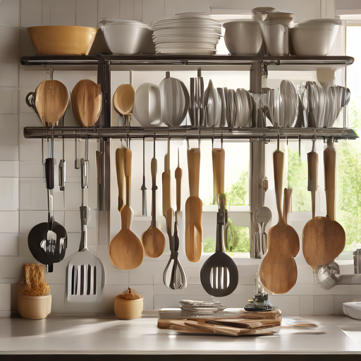 Afbeelding van Keukengerei opbergrekken: Tips voor efficiënt gebruik