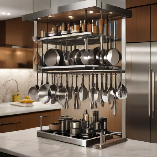 Afbeelding van Keukengerei Opbergrekken: Organiseer je Keuken Efficiënt