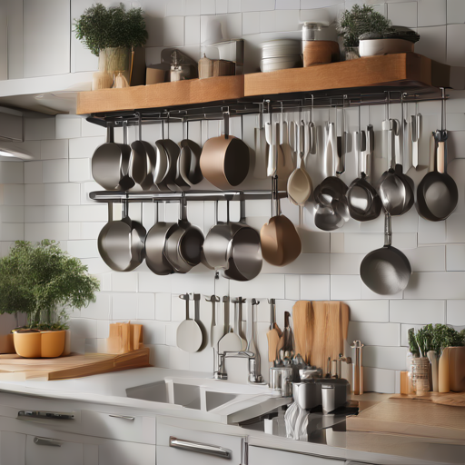 Afbeelding van Keukengerei opbergrekken: Ruimte en Organisatie Verbeteren