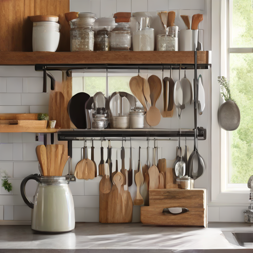 Afbeelding van Maak je eigen keukengerei opbergrekken thuis!