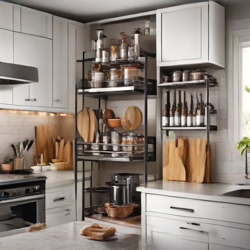 Afbeelding van Goedkope keukengerei opbergrekken voor elke keuken