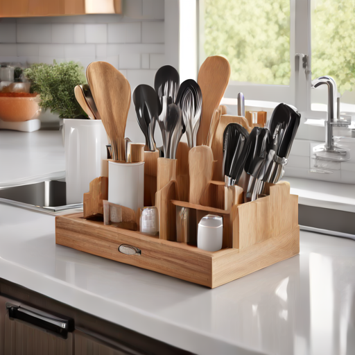 Afbeelding van Keukenblad Organizers: De Perfecte Oplossing voor Jouw Keuken