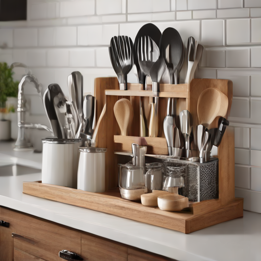 Afbeelding van Keukenblad Organizers: Stijlvol en Functioneel voor Jouw Keuken