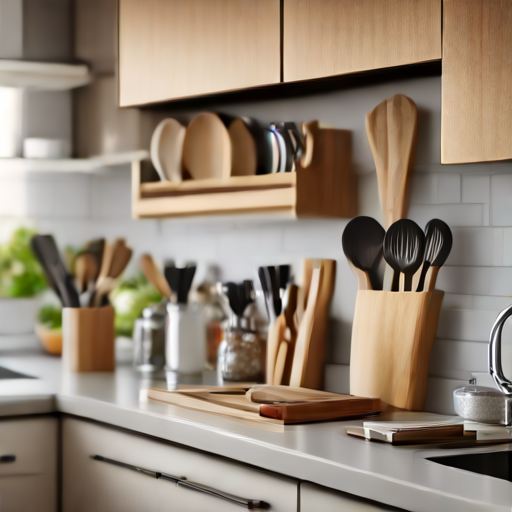 Afbeelding van Verbeter je keukenblad organizers voor maximale efficiëntie