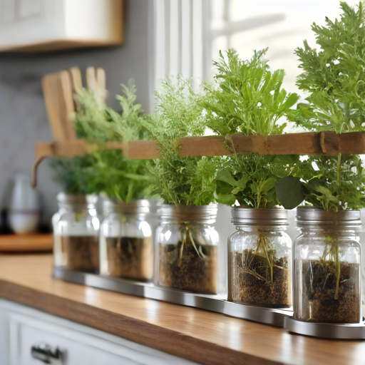 Afbeelding van Maak je eigen kruidenpot organizers met huis-tuin-materialen