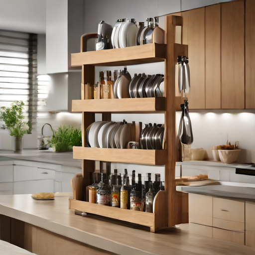 Afbeelding van Multifunctionele keukenrekjes: de slimme keuze voor elke keuken