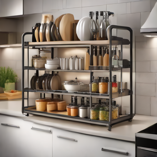 Afbeelding van Ontdek de verschillende multifunctionele keukenrekjes