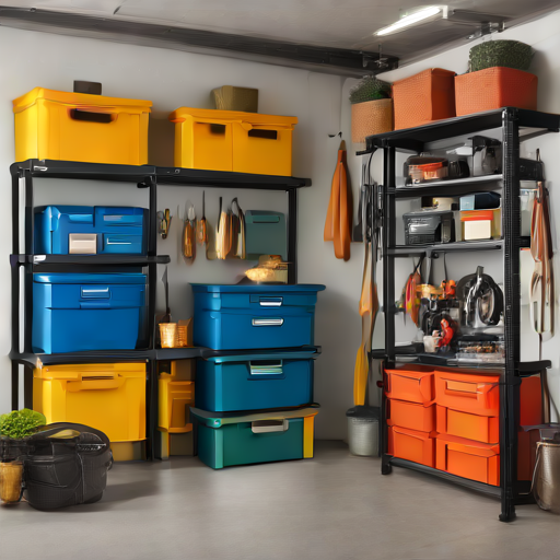 Afbeelding van Opvouwbare opbergboxen voor de garage: de beste opties