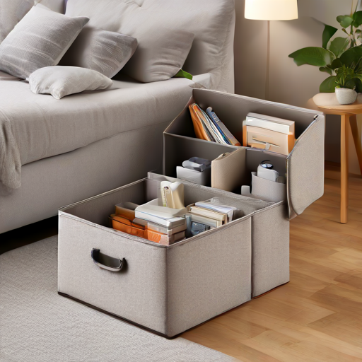 Afbeelding van Opvouwbare opbergboxen kiezen voor kleine ruimtes