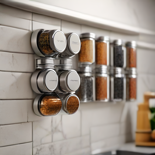 Afbeelding van Magnetische kruidenhouders: Innovatie voor je keuken