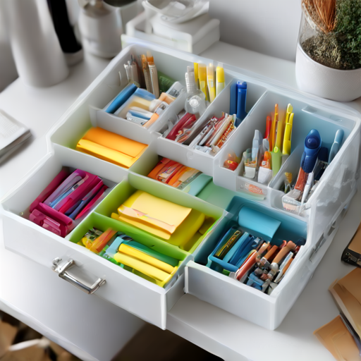 Afbeelding van Organiseer met plastic lade organizers voor meer efficiëntie
