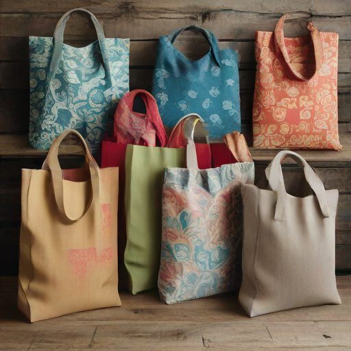 Afbeelding van Herbruikbare boodschappenzakken maken met simpele materialen