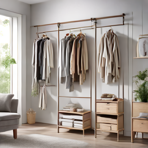 Afbeelding van Gebruik opvouwbare opberghangers voor optimale ruimtebesparing