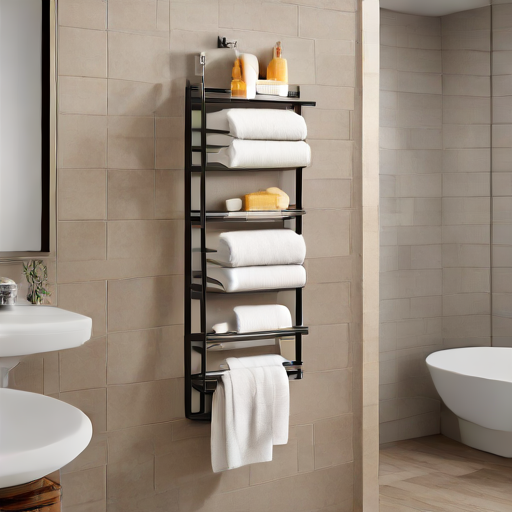 Afbeelding van Opvouwbare opberghangers voor uw badkamer: de beste keuze
