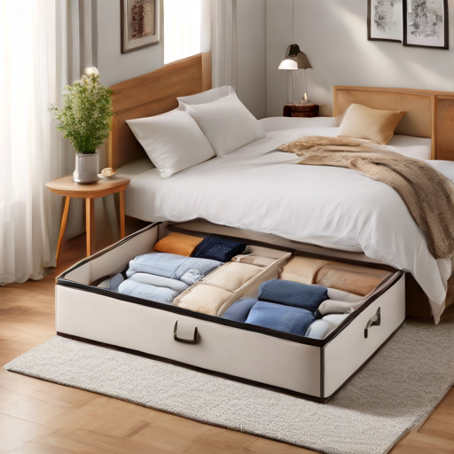 Afbeelding van Top opvouwbare opberghangers voor onder het bed