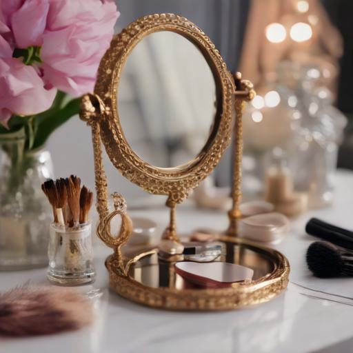 Afbeelding van Maak je eigen mini make-upspiegels met eenvoudige materialen